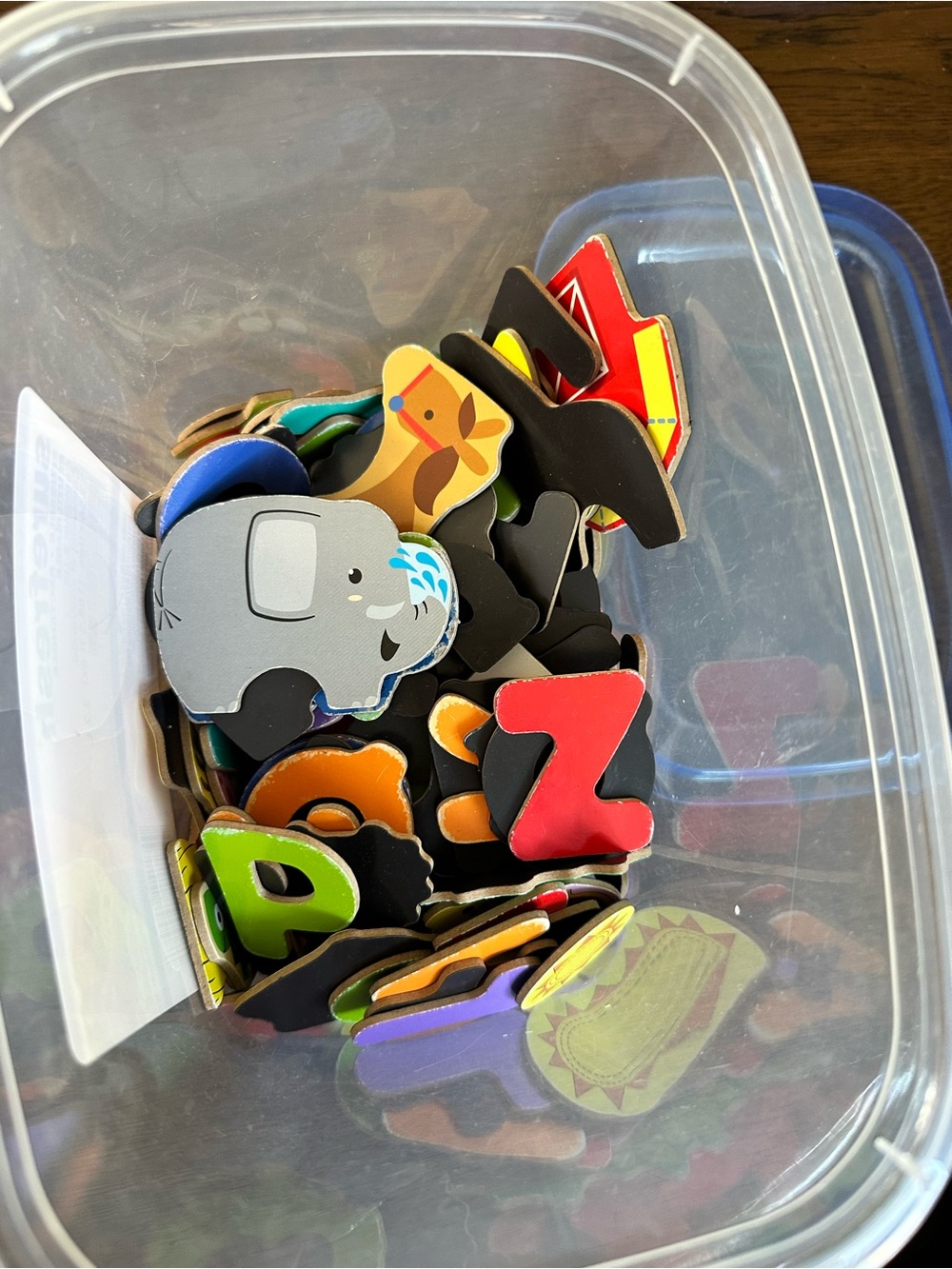 Kids Alphabet and Animal Magnets - Multicolor